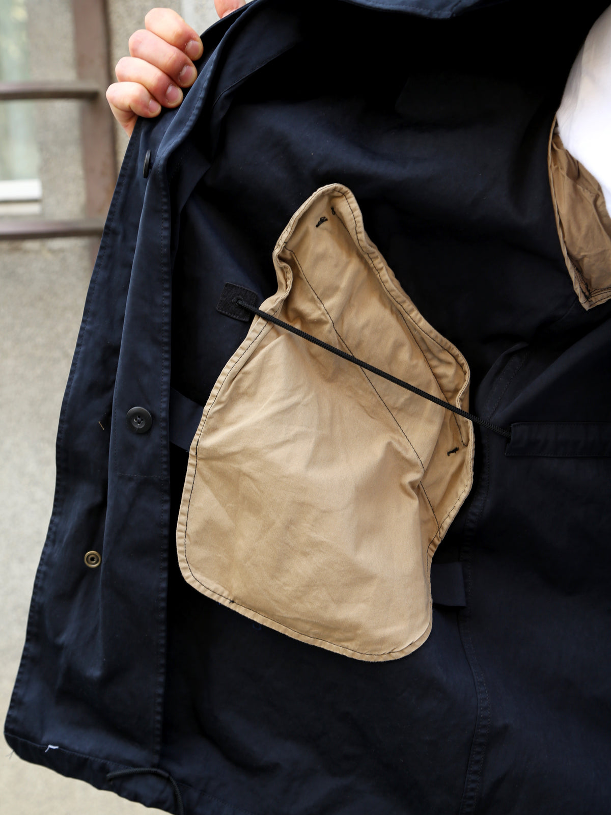 Ten C  Parka 13oz OJJ - Dark Navy