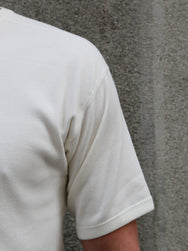 The Real Mccoy's Union Henley Undershirt S/S – White (MC23022)