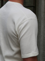 The Real Mccoy's Union Henley Undershirt S/S – White (MC23022)