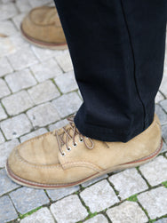 Hansen Garments Trygve Wide Cut Cropped Trousers – Black Canvas (27-90-2)