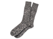 The Real McCOY's Outdoor Wool Socks “Camp” Charcoal (MA23110)