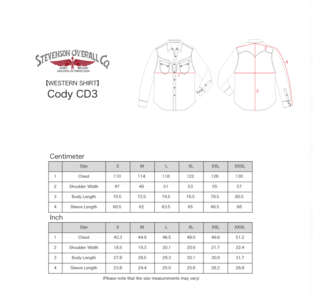 Stevenson Cody Denim Shirt – Faded Indigo (CD3-FI)