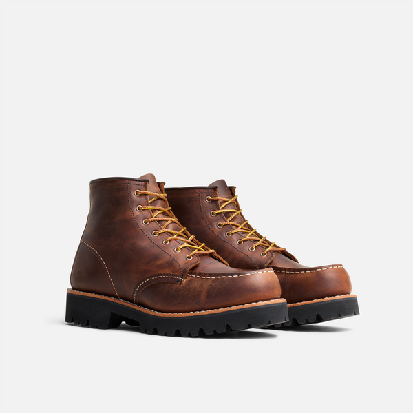 Red Wing 6-Inch Porter Moc Toe Women's Boots 3498 - Copper Rough & Tough