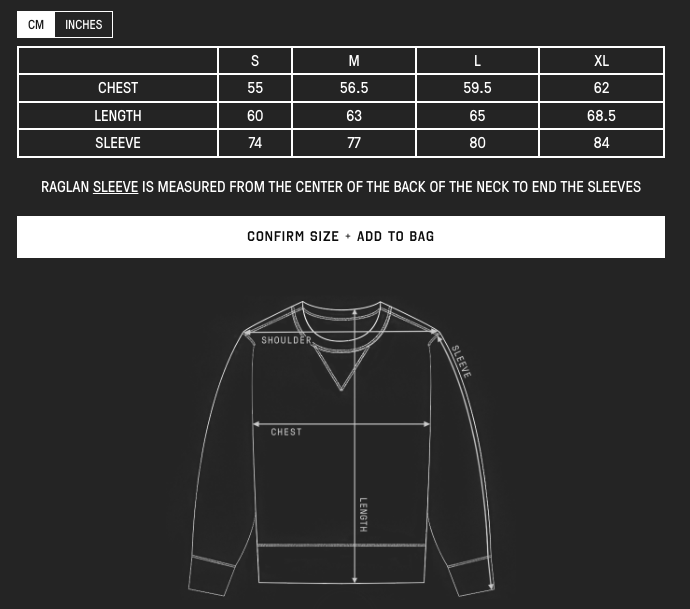 The Real McCoy's 9oz Loopwheel Raglan Sweatshirt – Grey (MC24117)