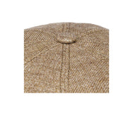 Stetson 8 Panel Merrick Linen Flat Cap Brown Mottled (6813103)