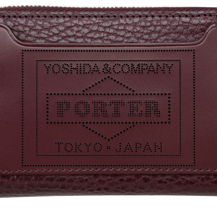 Porter - Yoshida & Co. Glaze Zip Coin Case - Black (381-03048)