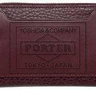 Porter - Yoshida & Co. Glaze Zip Coin Case - Black (381-03048)