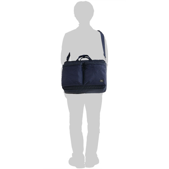 Porter - Yoshida & Co. Force 3Way Briefcase - Navy (855-07594)