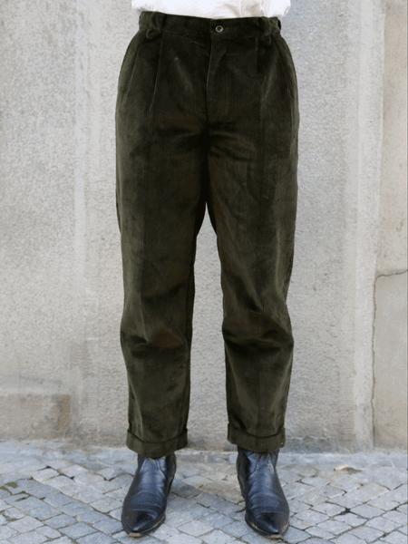 Fleurs de Bagne Pantalon Anatole – Khaki Corduroy
