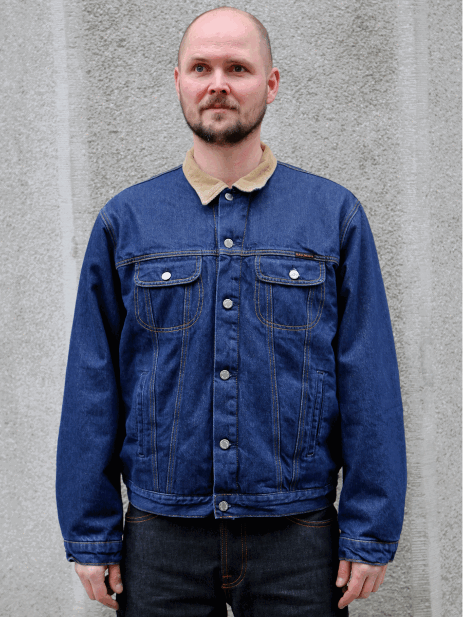 Nudie Jeans Johnny Thunder Denim Jacket – Dark Blue (160851)