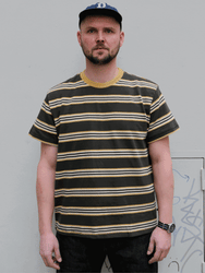 Nudie Jeans Leif Mud Stripe T-Shirt – Multi (131873)