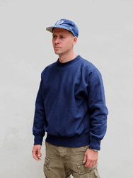 The Real McCoy's MC20114 Heavyweight Crewneck Sweatshirt - Navy