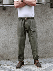 Fleurs de Bagne The "Submariner" Pant - Ripstop Khaki