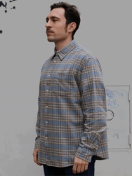 Nudie Jeans Filip Praire Shirt - Light Blue (140819)