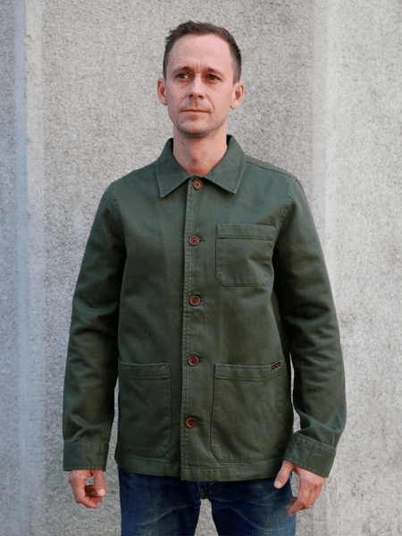 Nudie Jeans Barney Worker Jacket - Olive (160676)