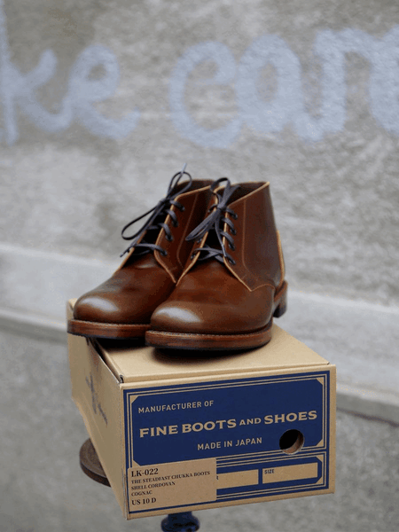 John Lofgren Chukka Boots - Shell Cordovan Cognac (LK-022)