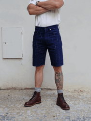 Studio d'Artisan D1843 15Oz. "Kasuri" Selvedge Shorts