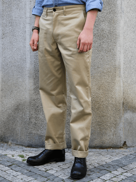 Japan Blue JBPT1002 West Point Chino Pants – Beige