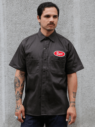 The Real McCoy's Buco Culver City S/S Workshirt – Steel (BS25001-023)