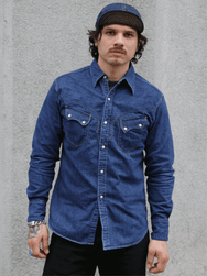 Stevenson Cody Denim Shirt – Faded Indigo (CD3-FI)