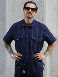 Indigofera Rivera Shirt – Indigo Sashiko (6149-221-01)