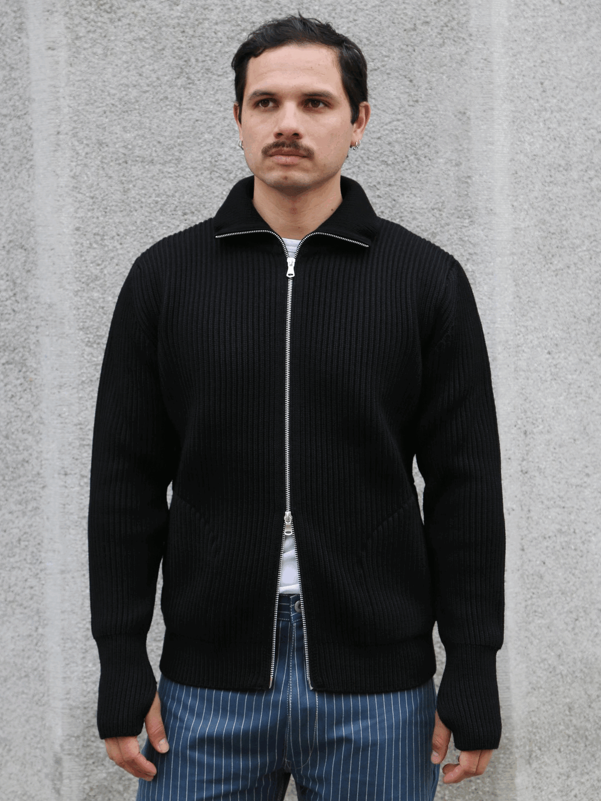 Andersen Andersen Navy Full-zip Pockets – Black (NFZP)