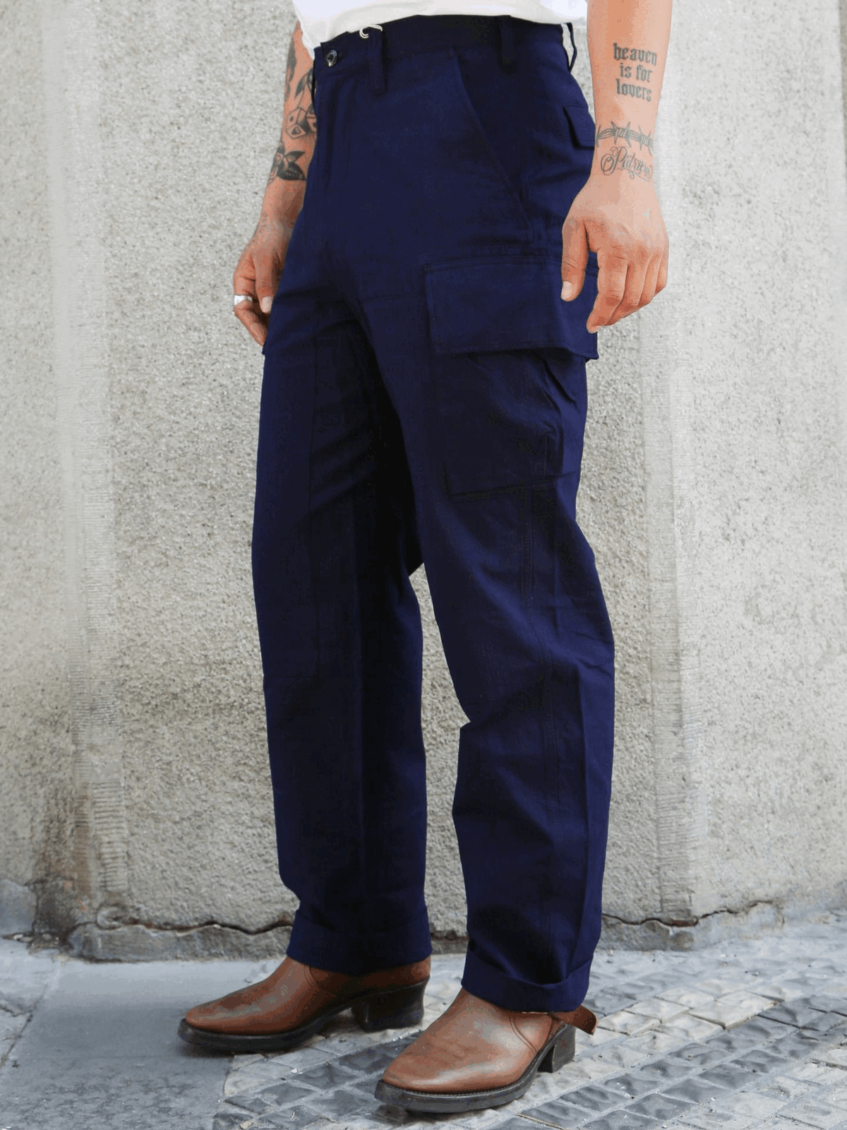 Samurai Jeans 6Pockets Pants – Natural indigo (SJAP23-ARS)