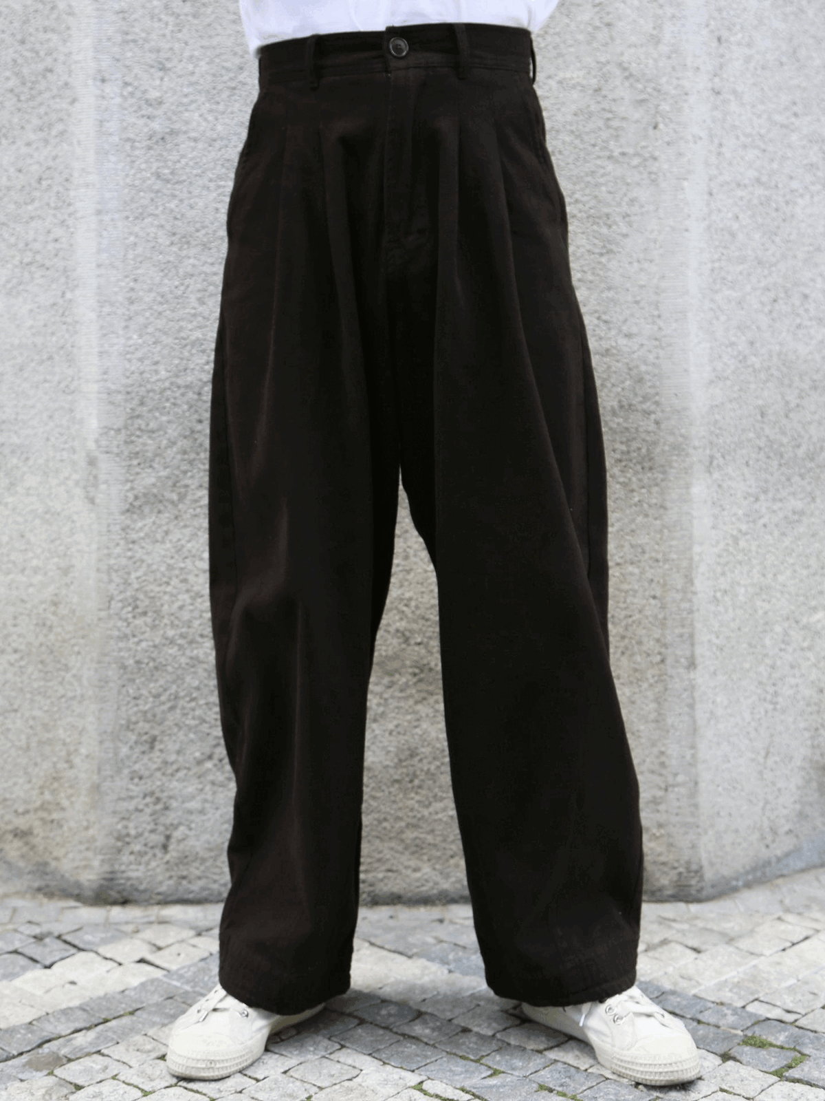 Hansen Garments Andrew Baloon Trousers – Coffee Drill (30-34-9)