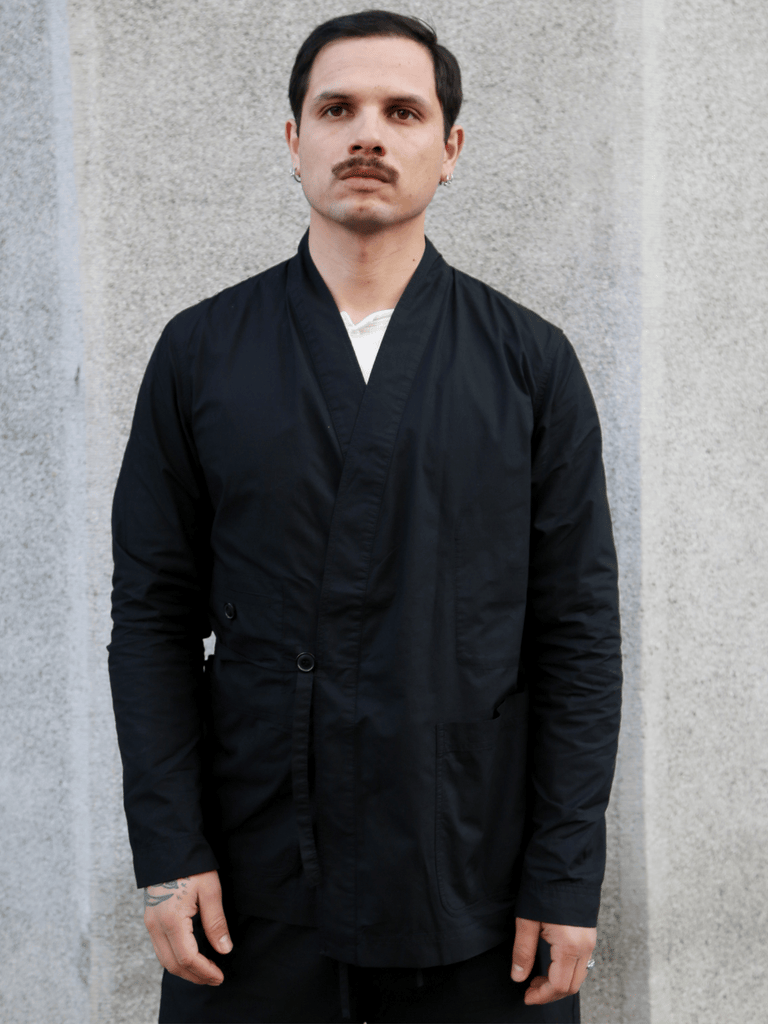 Hansen Garments FOLKE Eastern Style jacket – Black Parachute (31
