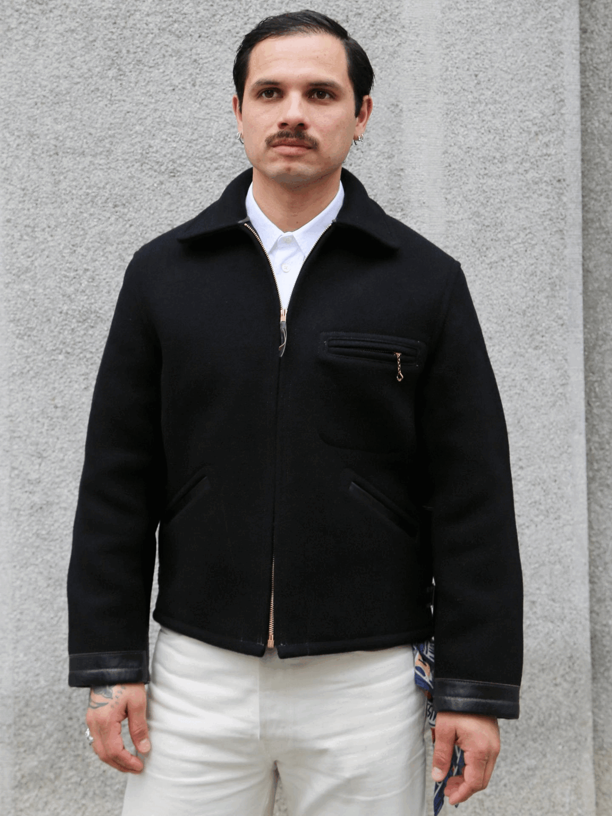 The Real McCOY's Wool Field Sports Jacket – Black (MJ25111)