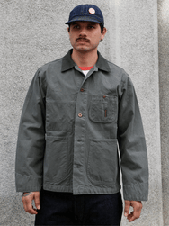 Nudie Jeans Howie Chore Jacket Duck Canvas – Green (160966)