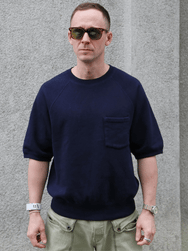 Nudie Jeans Kaj Short Sleeved Sweatshirt – Blueberry (150595)