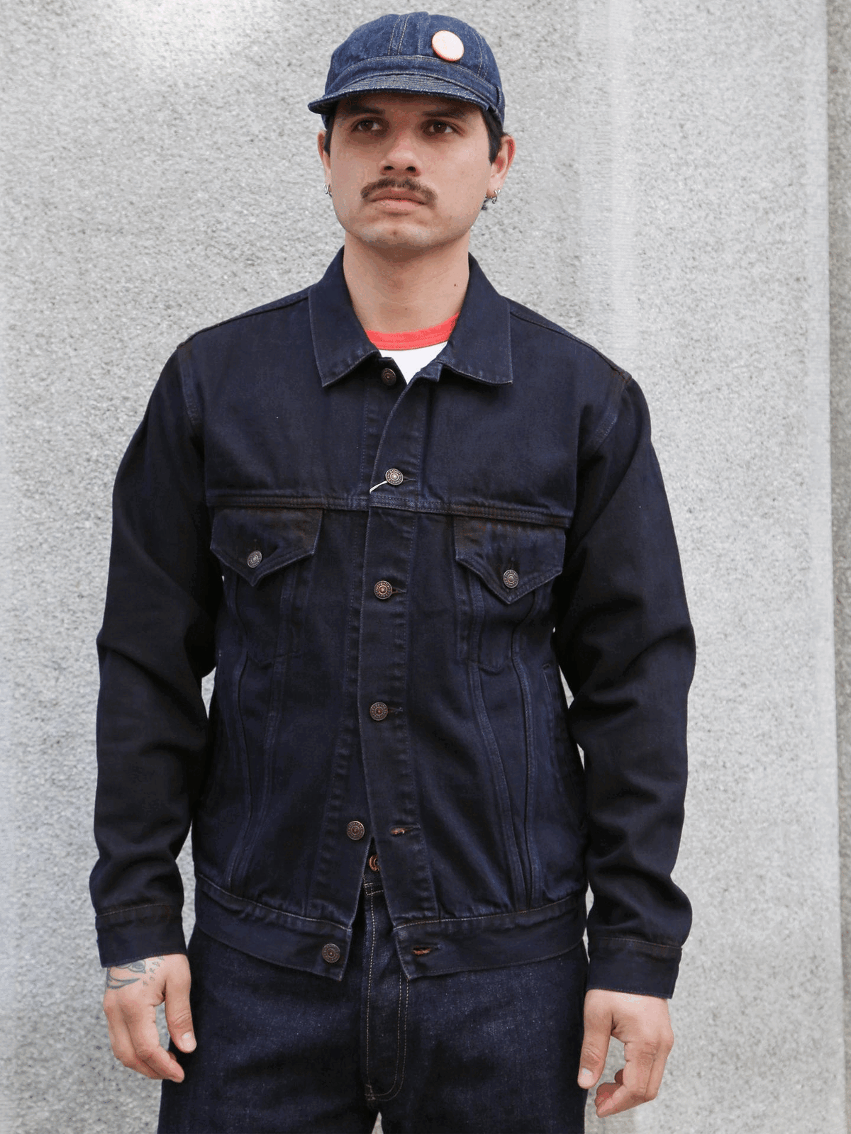 Studio D'Artisan "Bengara" Type 3 Selvedge Jacket – Red (D4621)