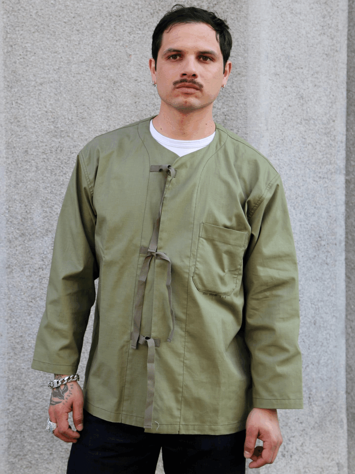 The Real McCoy's USN Medical Department Sleeping Shirt – Olive (MS25008)