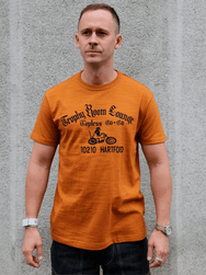 The Real McCoy's Buco Athletic Tee Trophy Room Lounge – Mustard (BC25007-061)