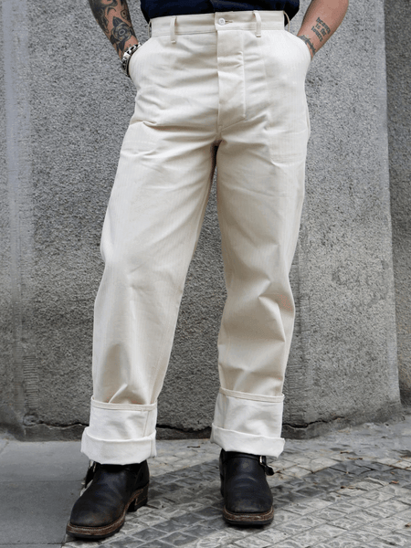 Bryceland's USN Deck Pants – Ecru