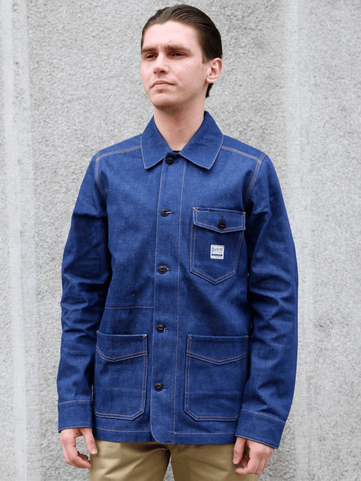 Blue Blanket Chore Jacket – Indigo (J25 TR81)