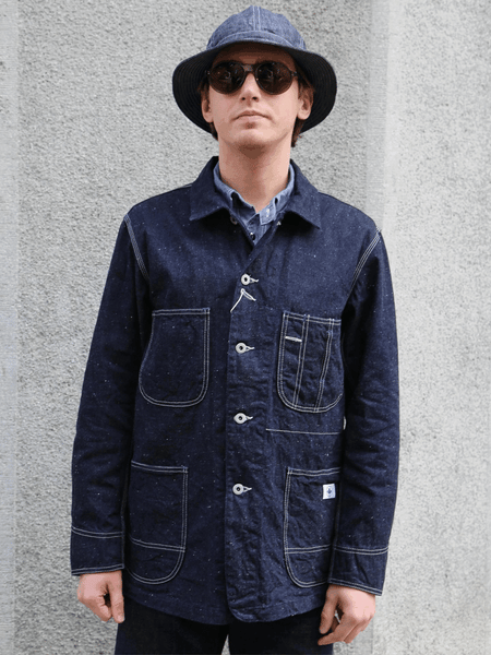 Omoto Denim 11.5oz Nep Denim Coverall – Indigo (3618)