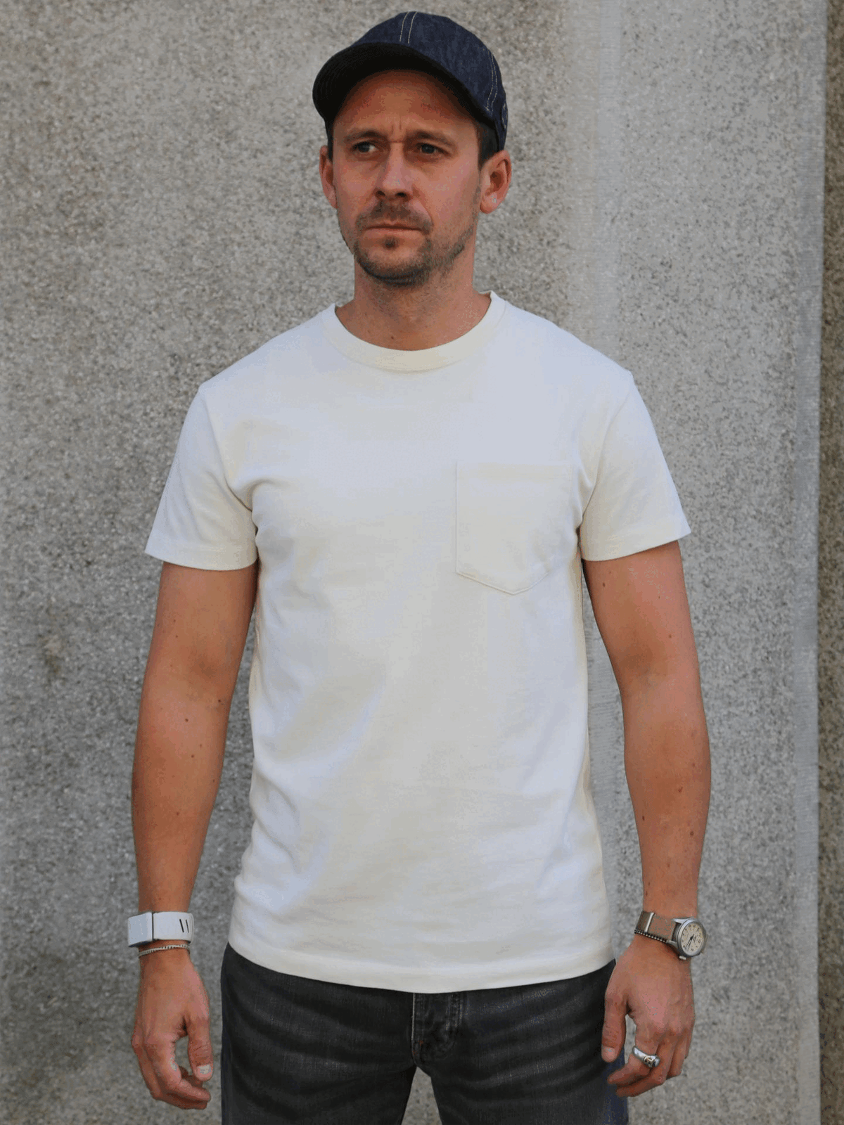 Indigofera Wilson T-Shirt – Cocatoo White (2301-155-10)