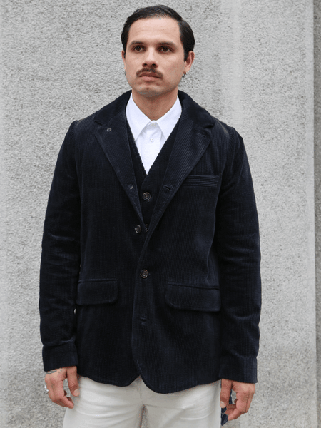 Hansen Garments Vincent Classic Four Button Blazer – Dusty Black (30-35-2)