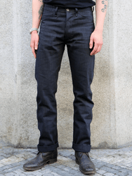 Indigofera 12oz Viridecent Stripe Swearengen Pants – Green/Black