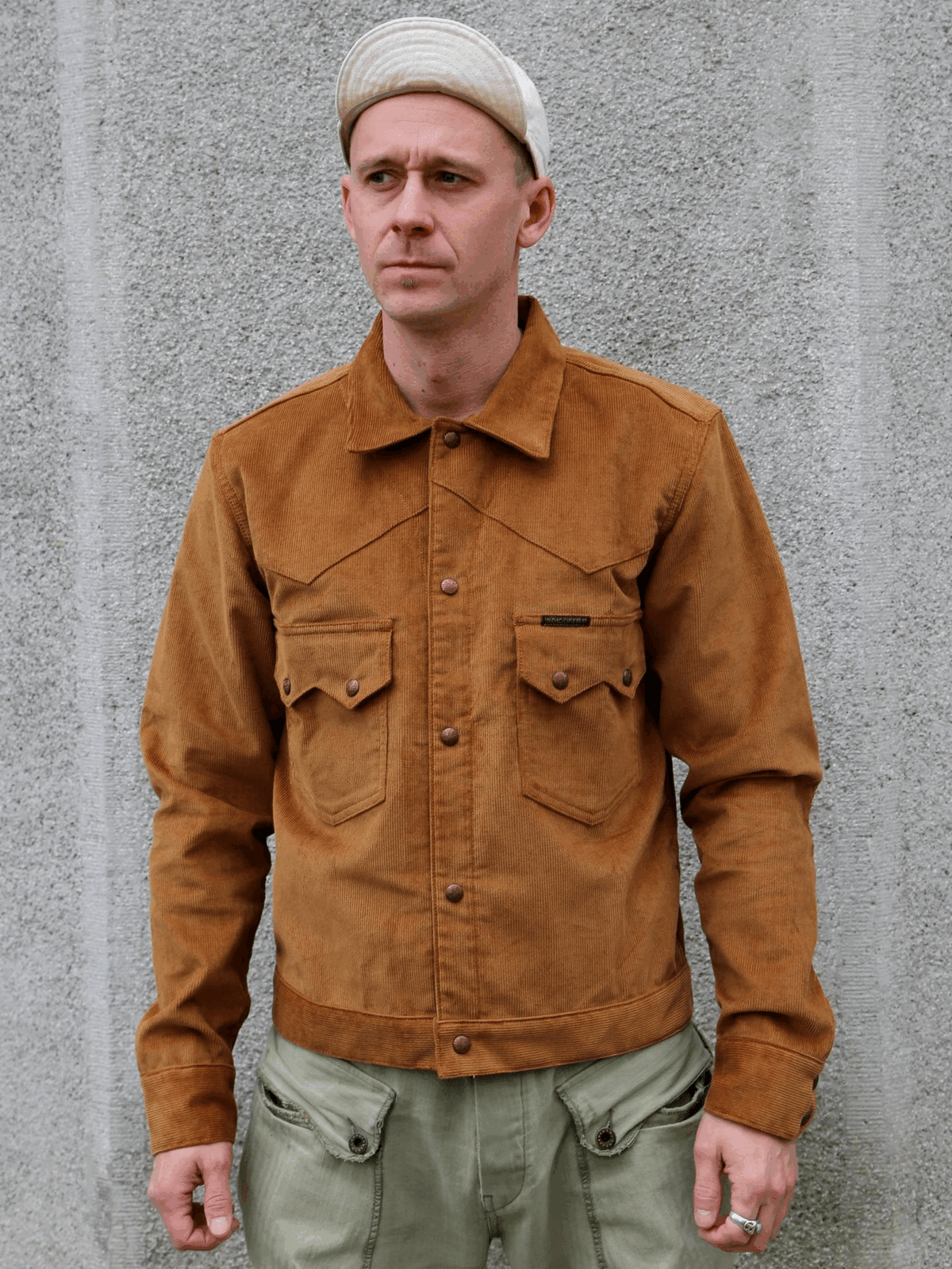 Indigofera Cooper Corduroy Shirt – Gold (6343-571-38)