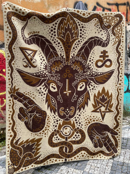 Indigofera x Björn Atldax Baphomet Blanket – Limited Edition (1357-500-01)