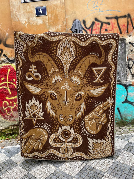 Indigofera x Björn Atldax Baphomet Blanket – Limited Edition (1357-500-01)