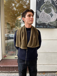 The Real McCoy’s Knitted Neckerchief – Olive (MA25007)