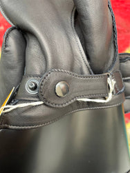 The Real McCoy’s Buco Leather Gauntlet Motorcycle Gloves - Black (BA24105)