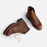 Red Wing 6-Inch Porter Moc Toe Women's Boots 3498 - Copper Rough & Tough