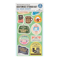 Traveler’s Notebook Customize Sticker Set – 2026 Diary