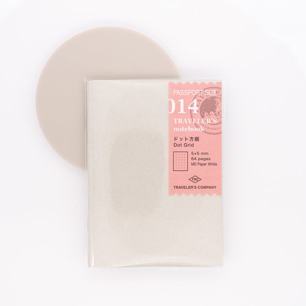Traveler’s Notebook Refill 014 – Passport Size Dot Grid Notebook