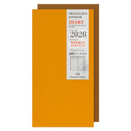 Traveler’s Notebook Weekly Vertical Refill 2026 – Regular Size